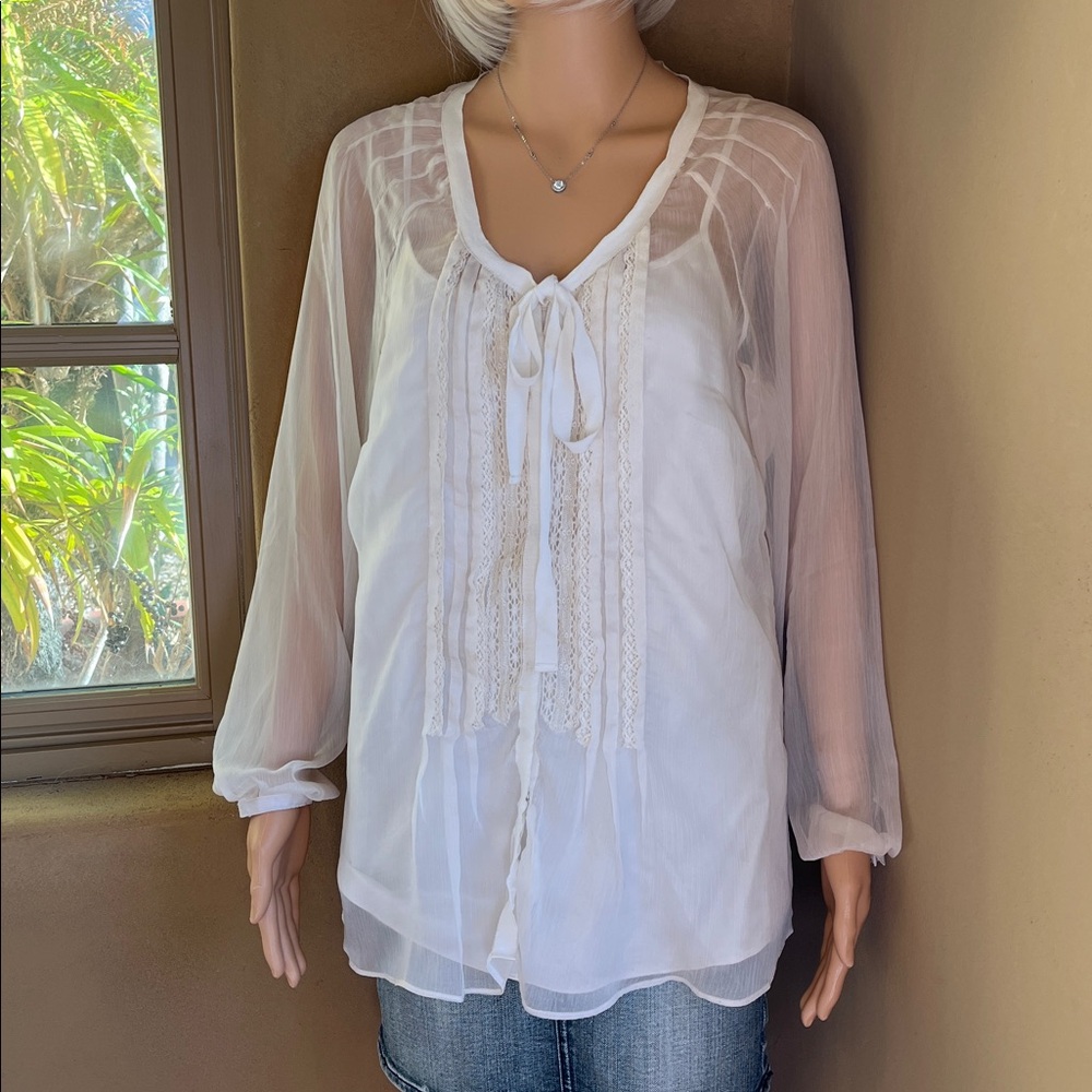 Queen Latifah blouse and cami set